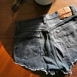 Levi's dark grey shorts